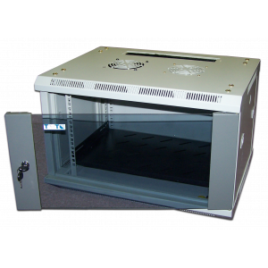 Шкаф настенный 19" со стеклянной дверью, серии Pro